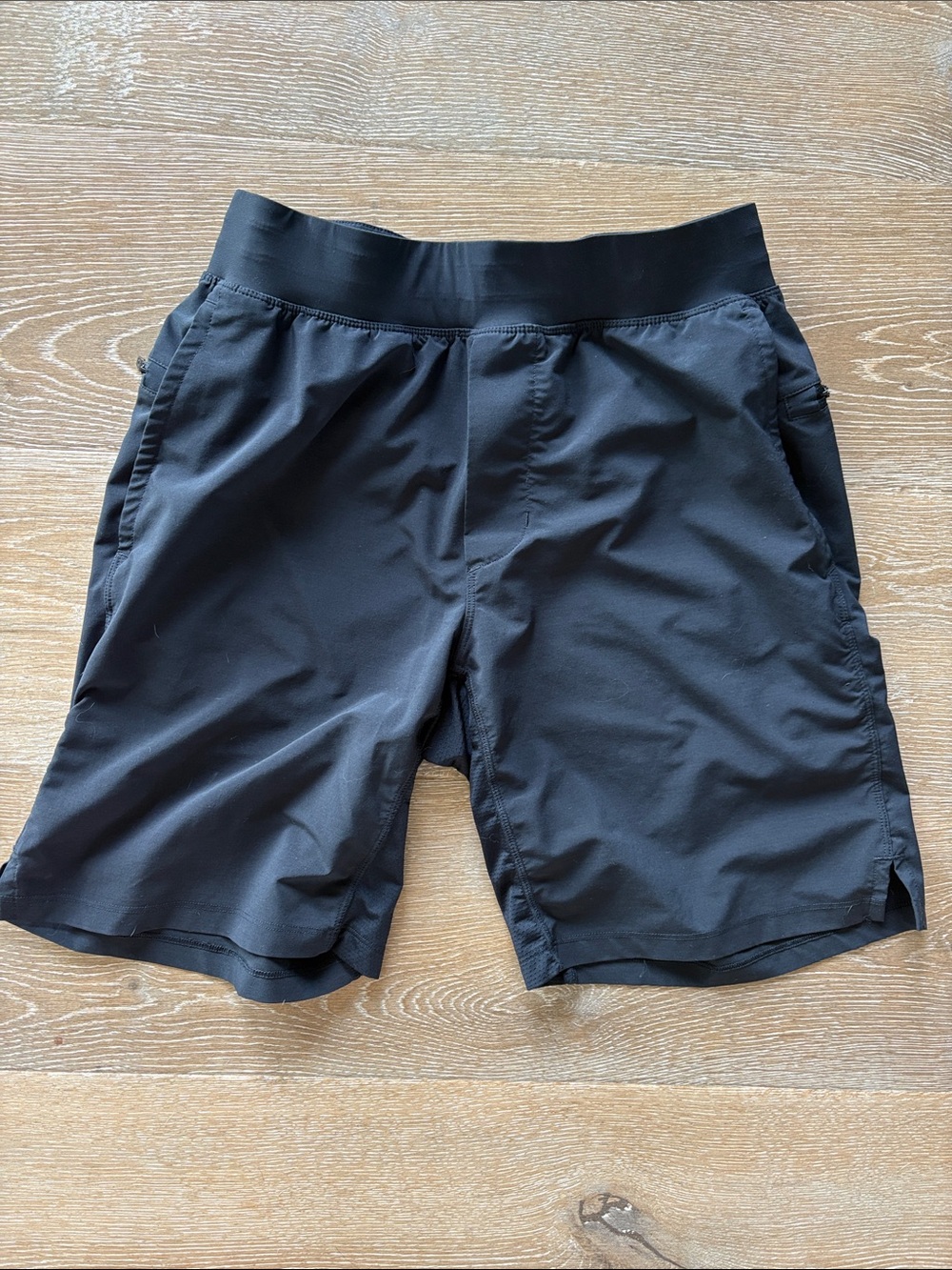 Men's Black Athletic Training Shorts